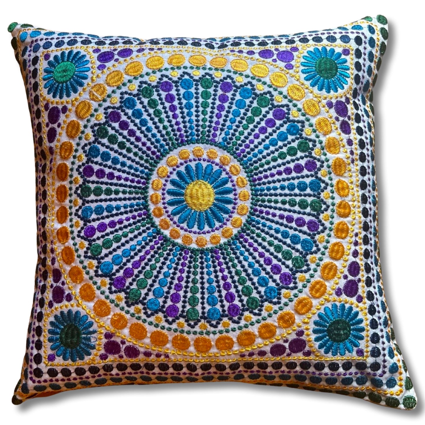 Embroidered Suzani Cushion Cover - Faiground