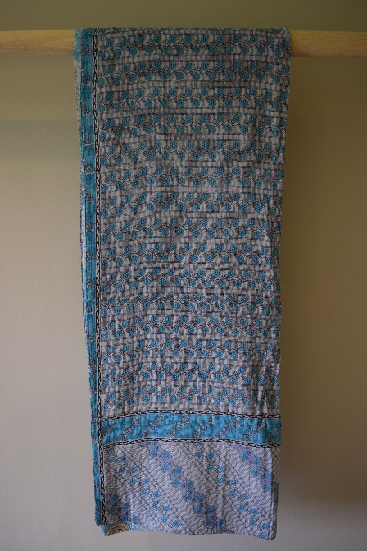 Vintage cotton sari scarves