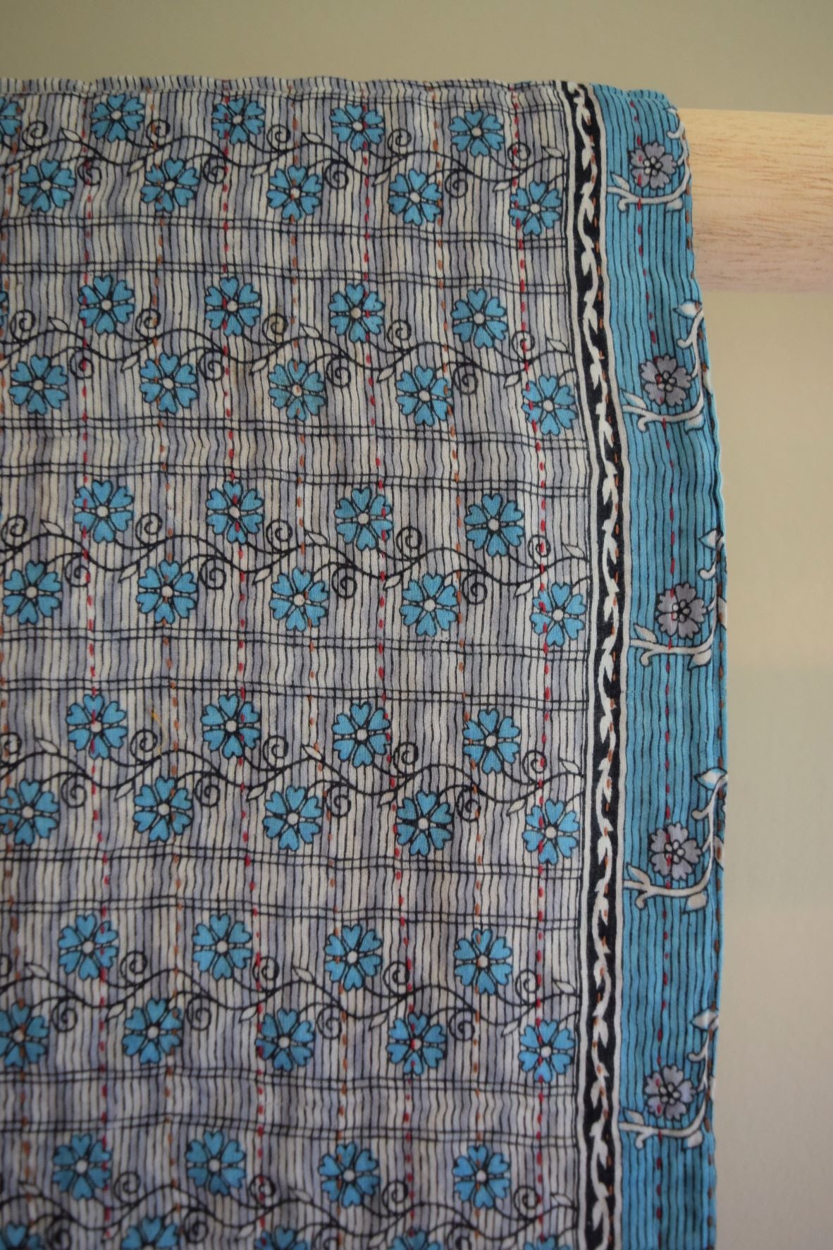 Vintage cotton sari scarves