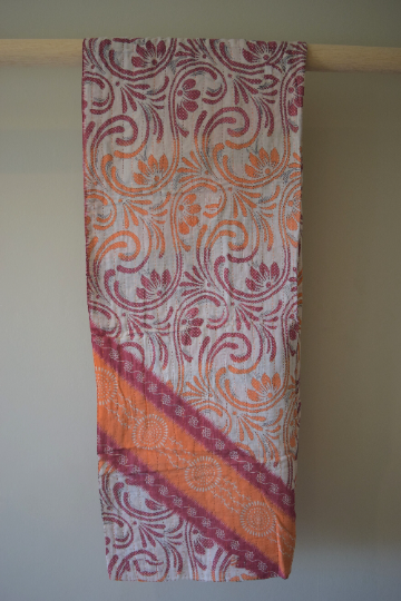Vintage cotton sari scarves - 2