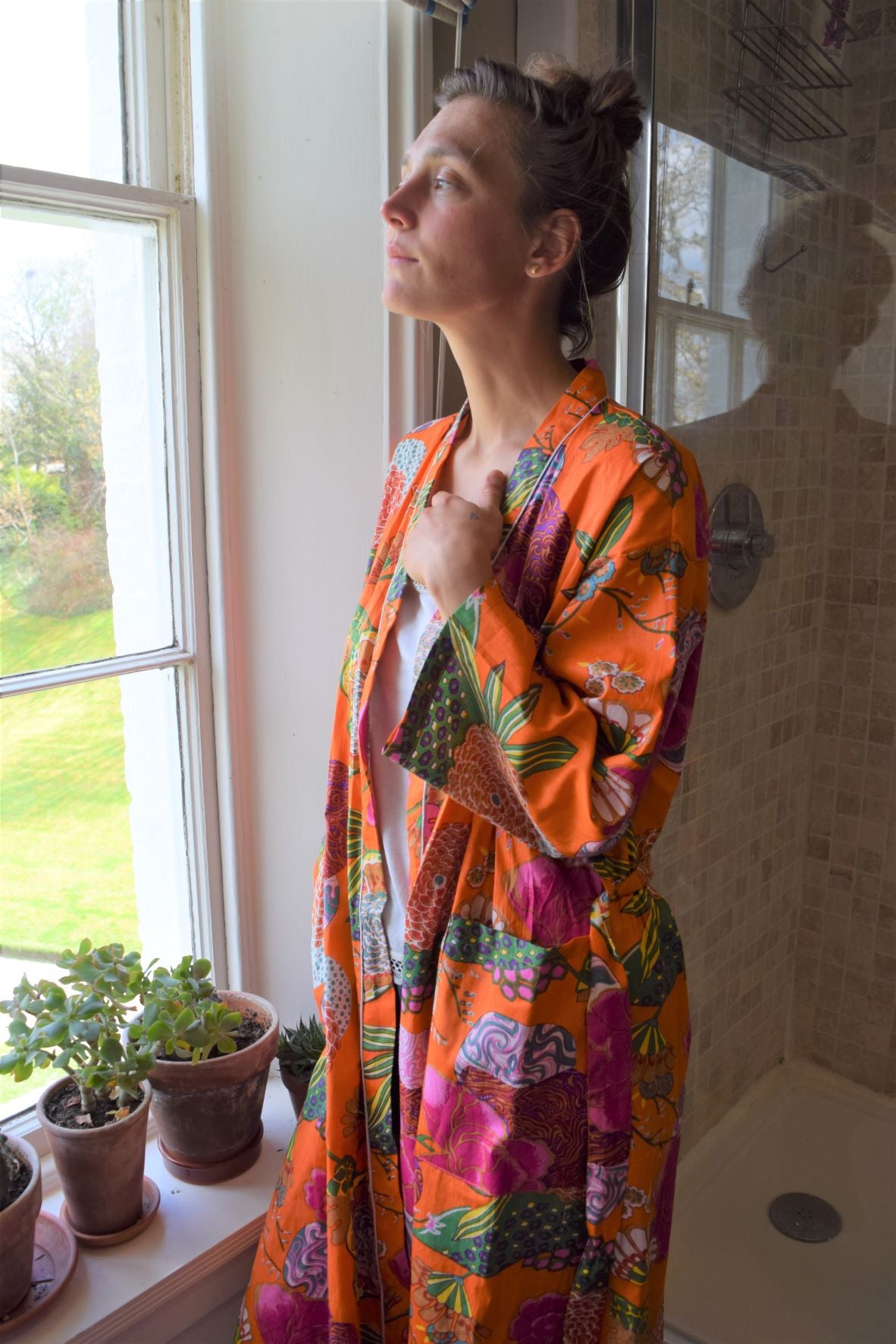 Kimono dressing sale gown