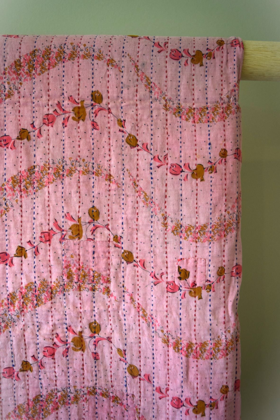 Vintage cotton sari scarves