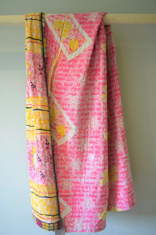 Vintage cotton sari scarves