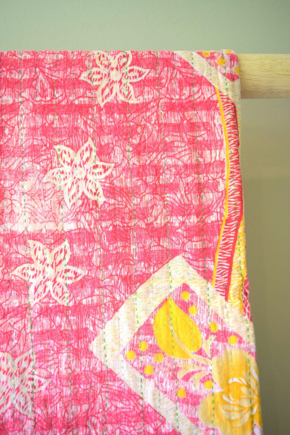 Vintage cotton sari scarves