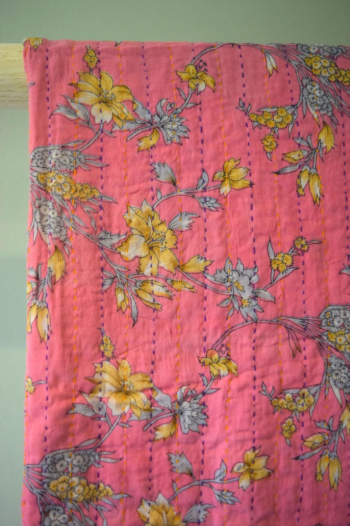 Vintage cotton sari scarves