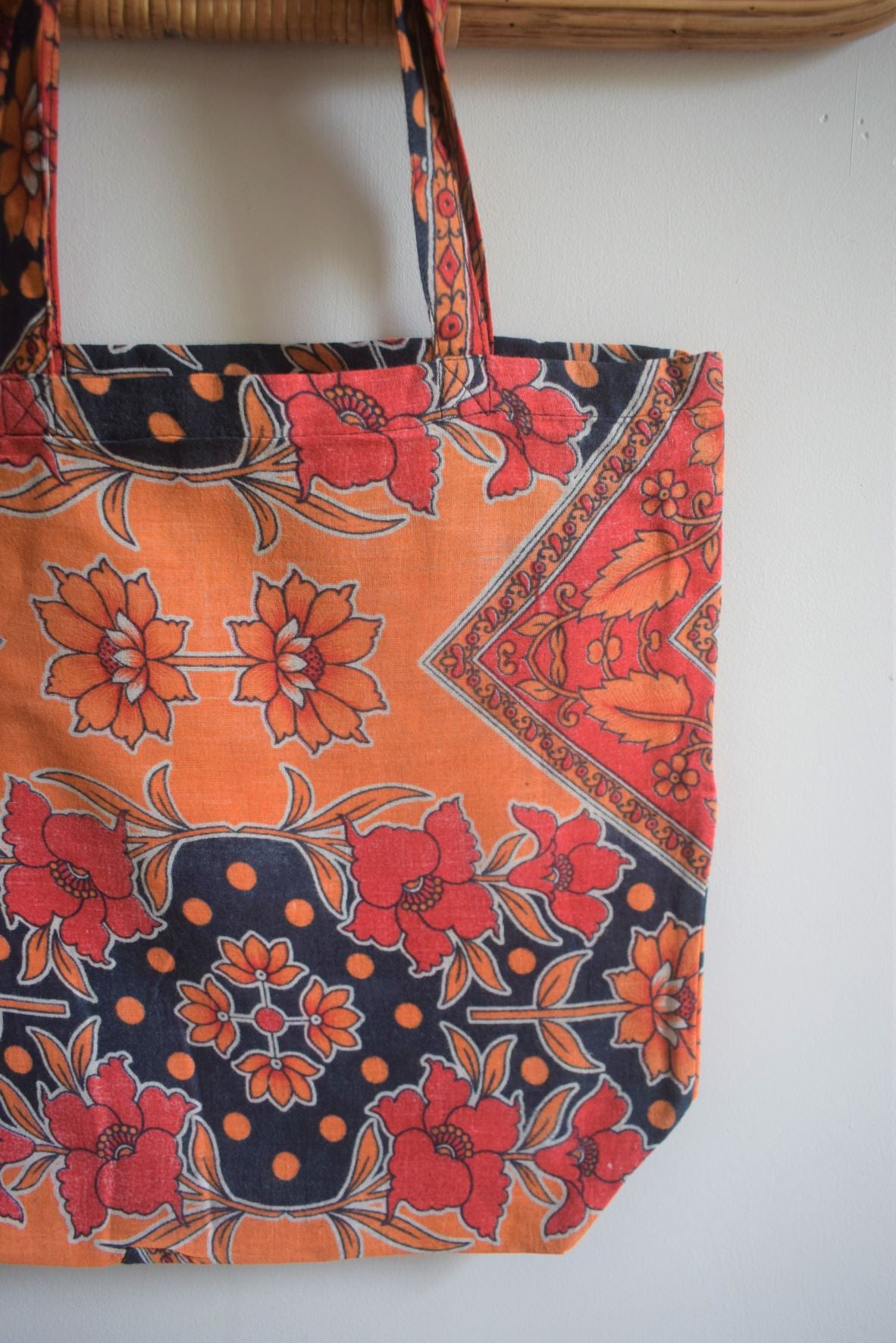 Vintage Sari Tote Bag