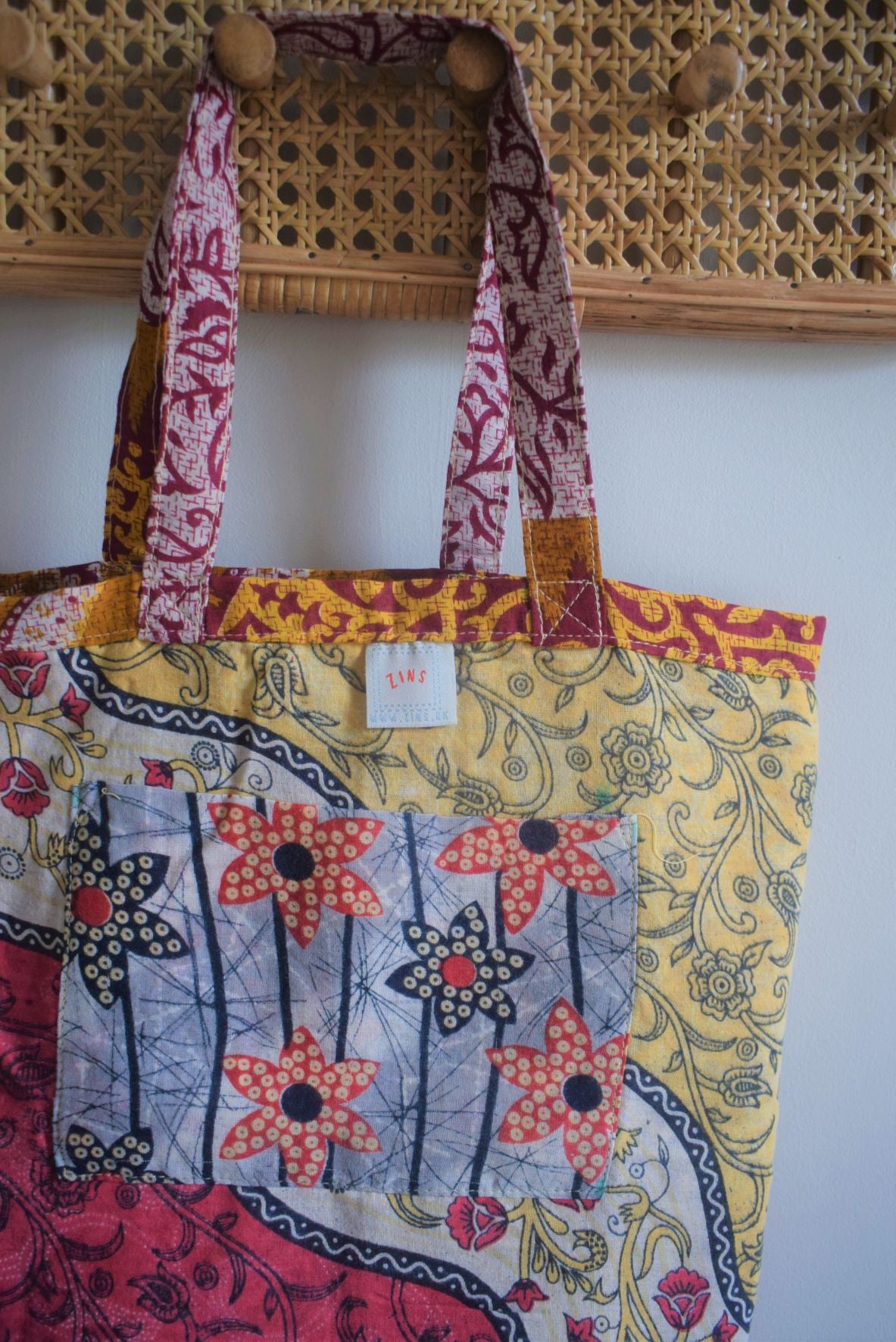 Vintage Sari Tote Bag