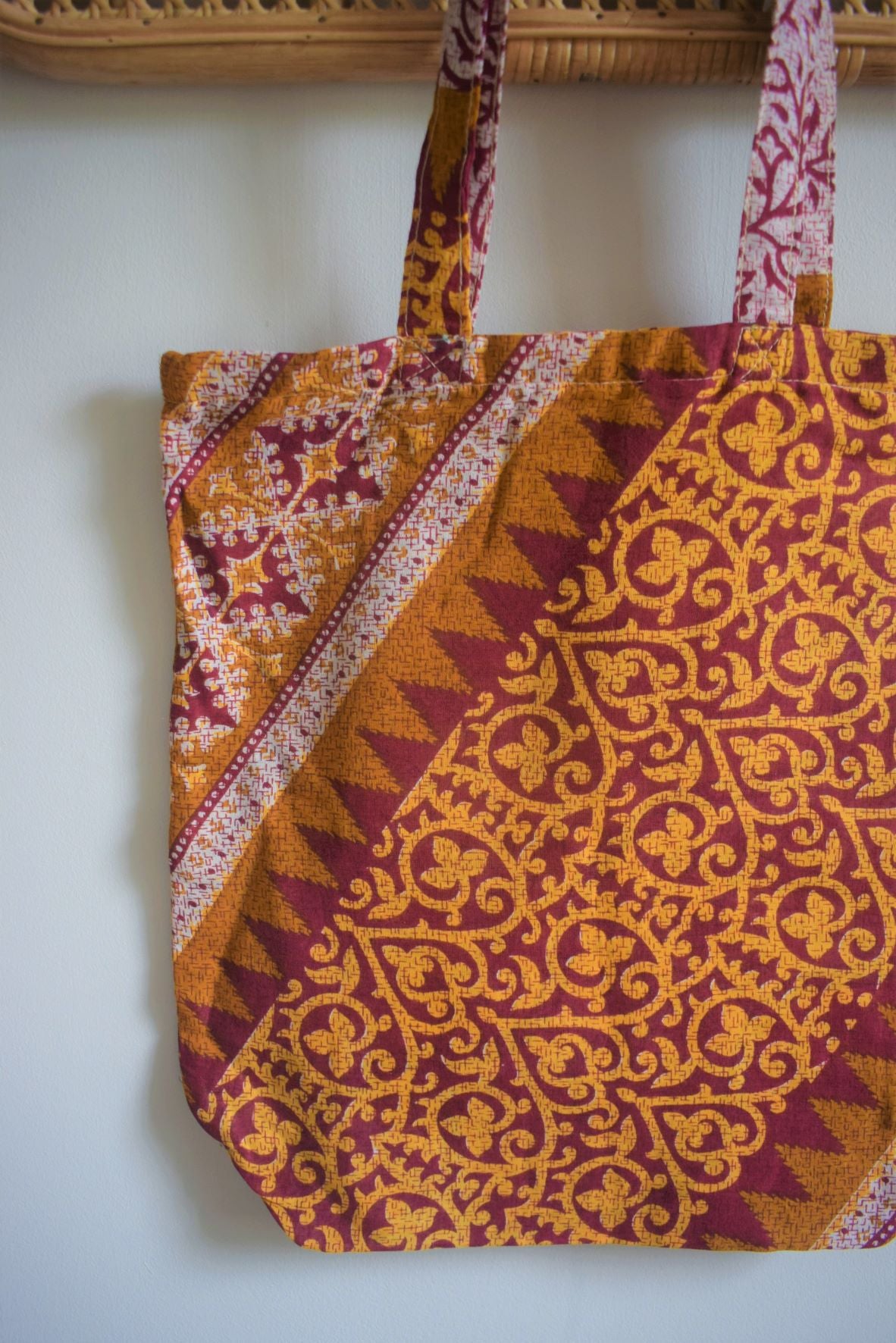 Vintage Sari Tote Bag