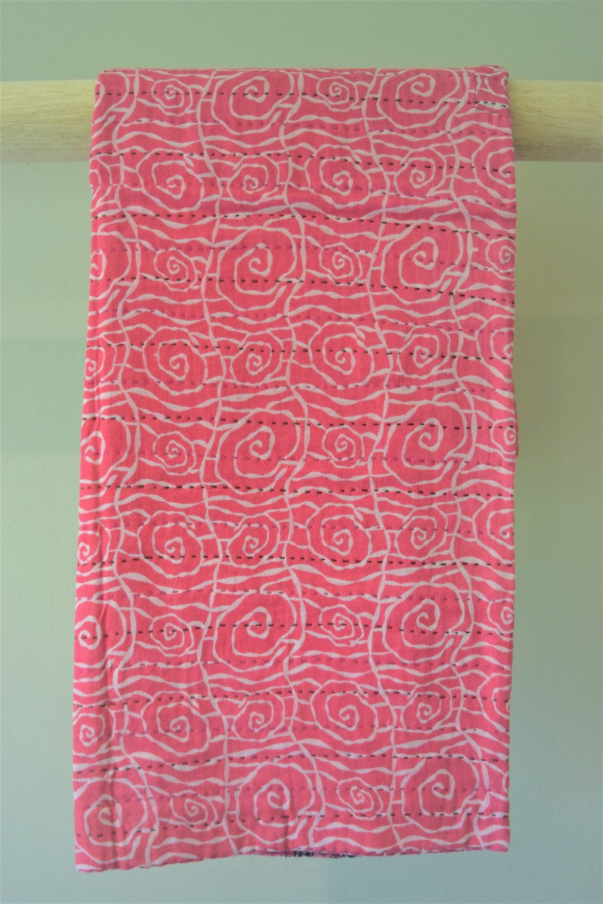 Unique cotton sari baby blanket