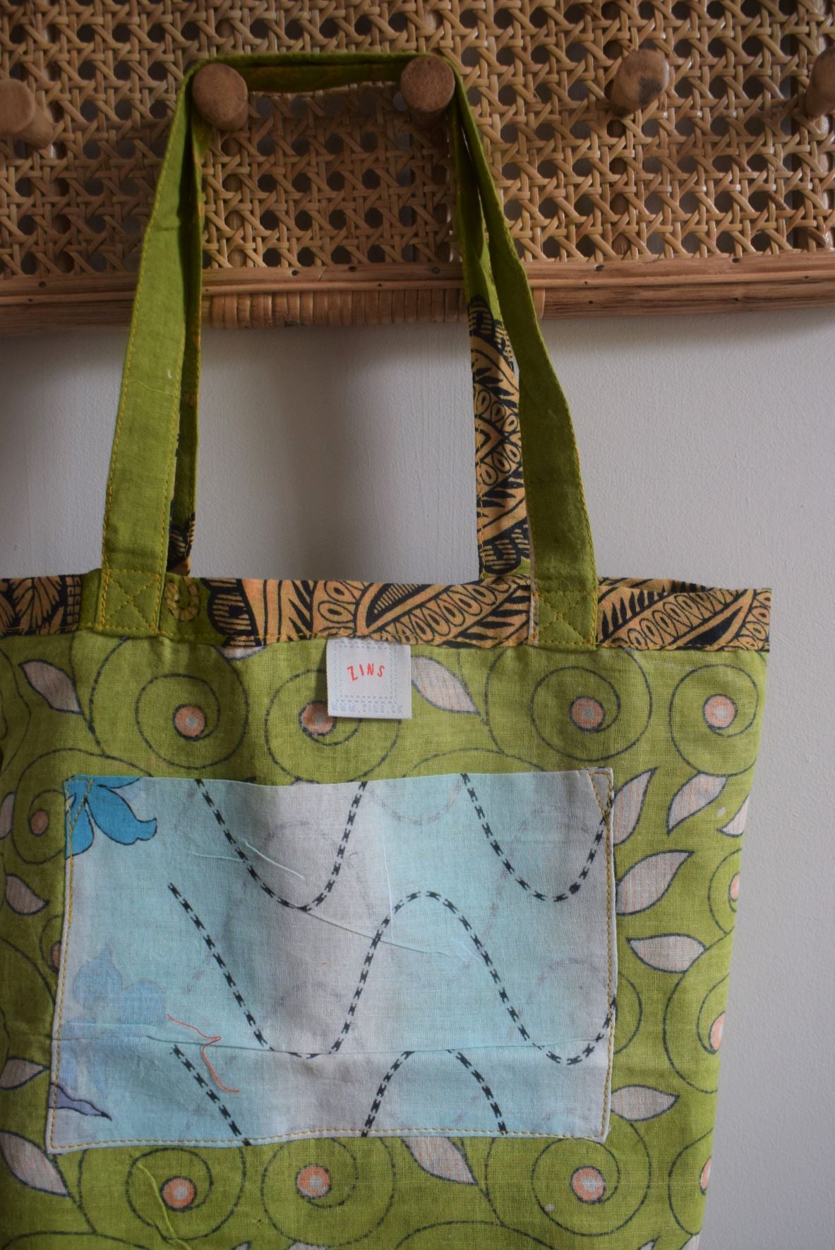 Vintage Sari Tote Bag