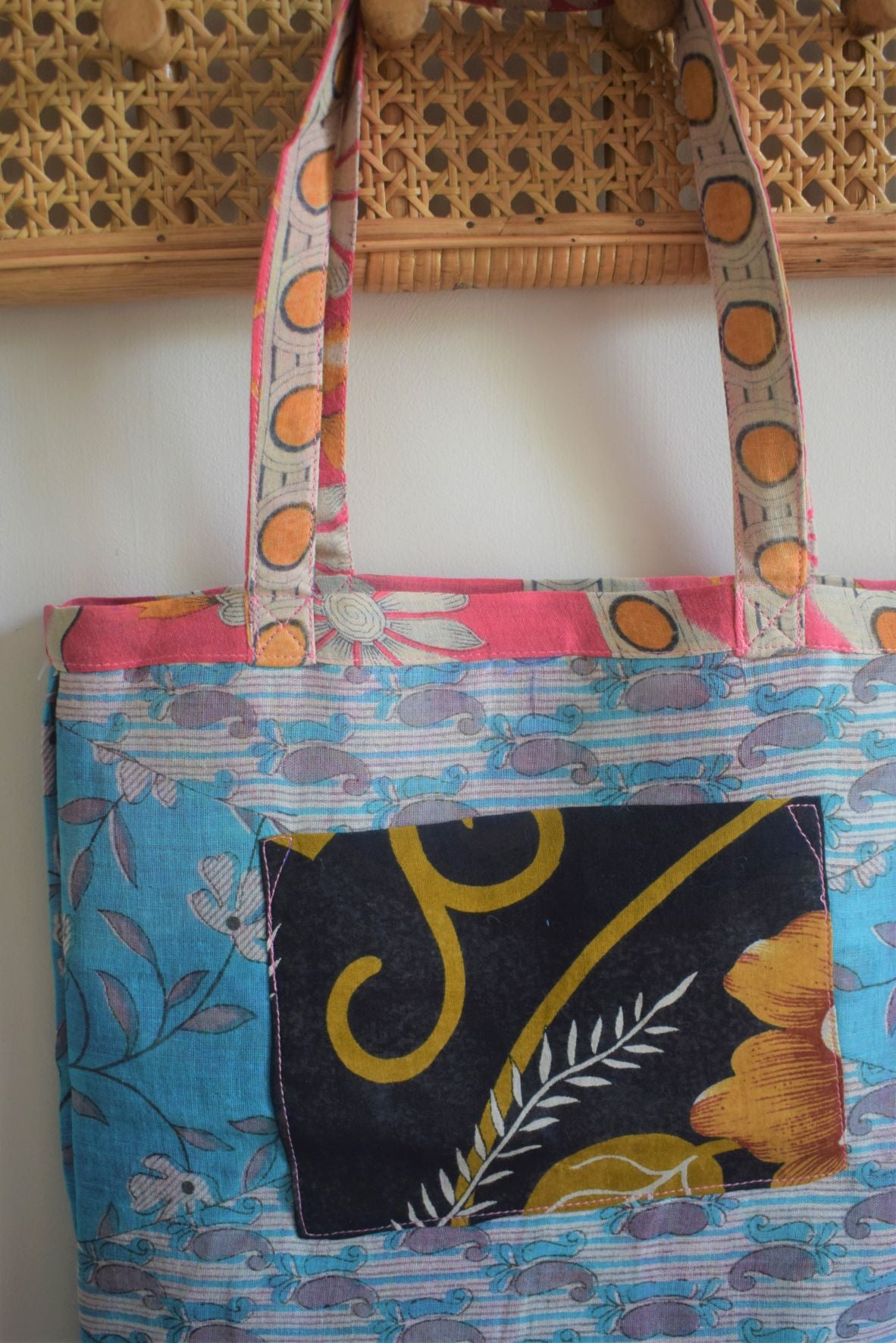 Vintage Sari Tote Bag