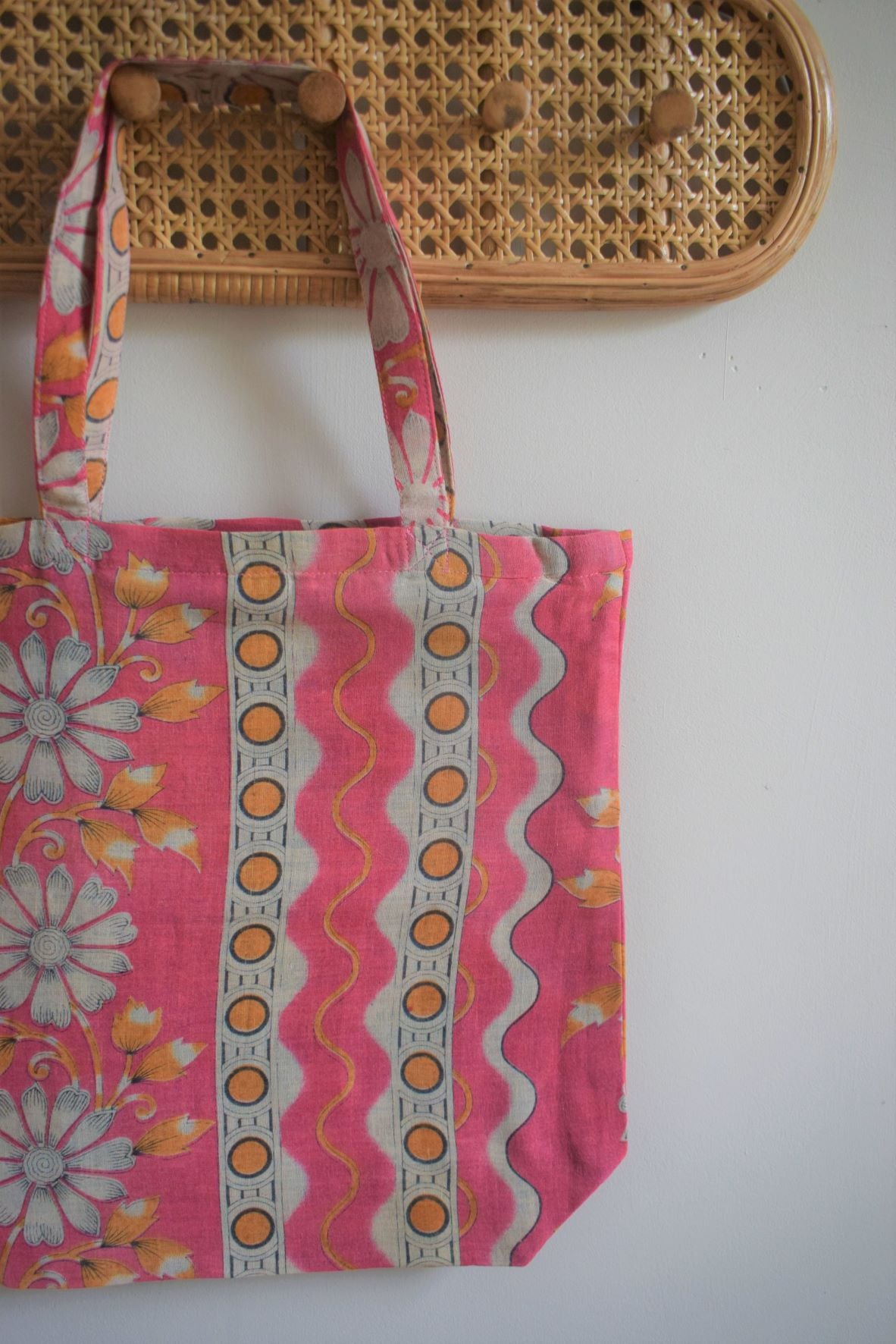 Vintage Sari Tote Bag