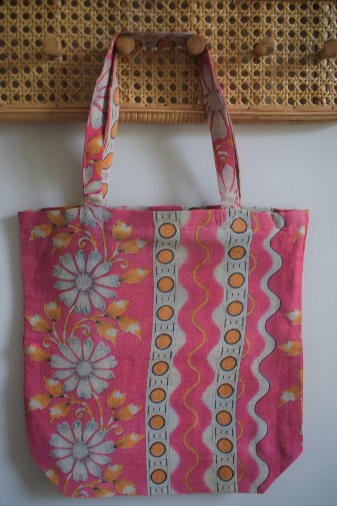 Vintage Sari Tote Bag