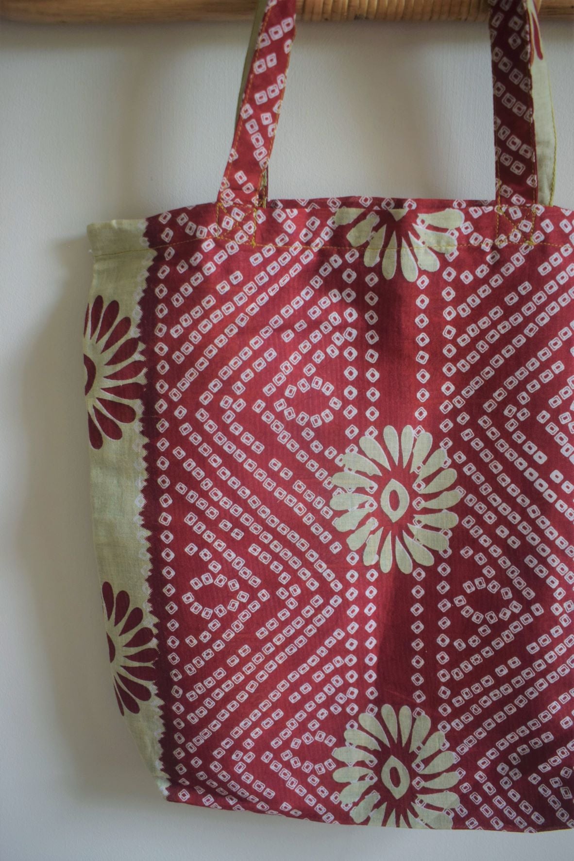 Vintage Sari Tote Bag