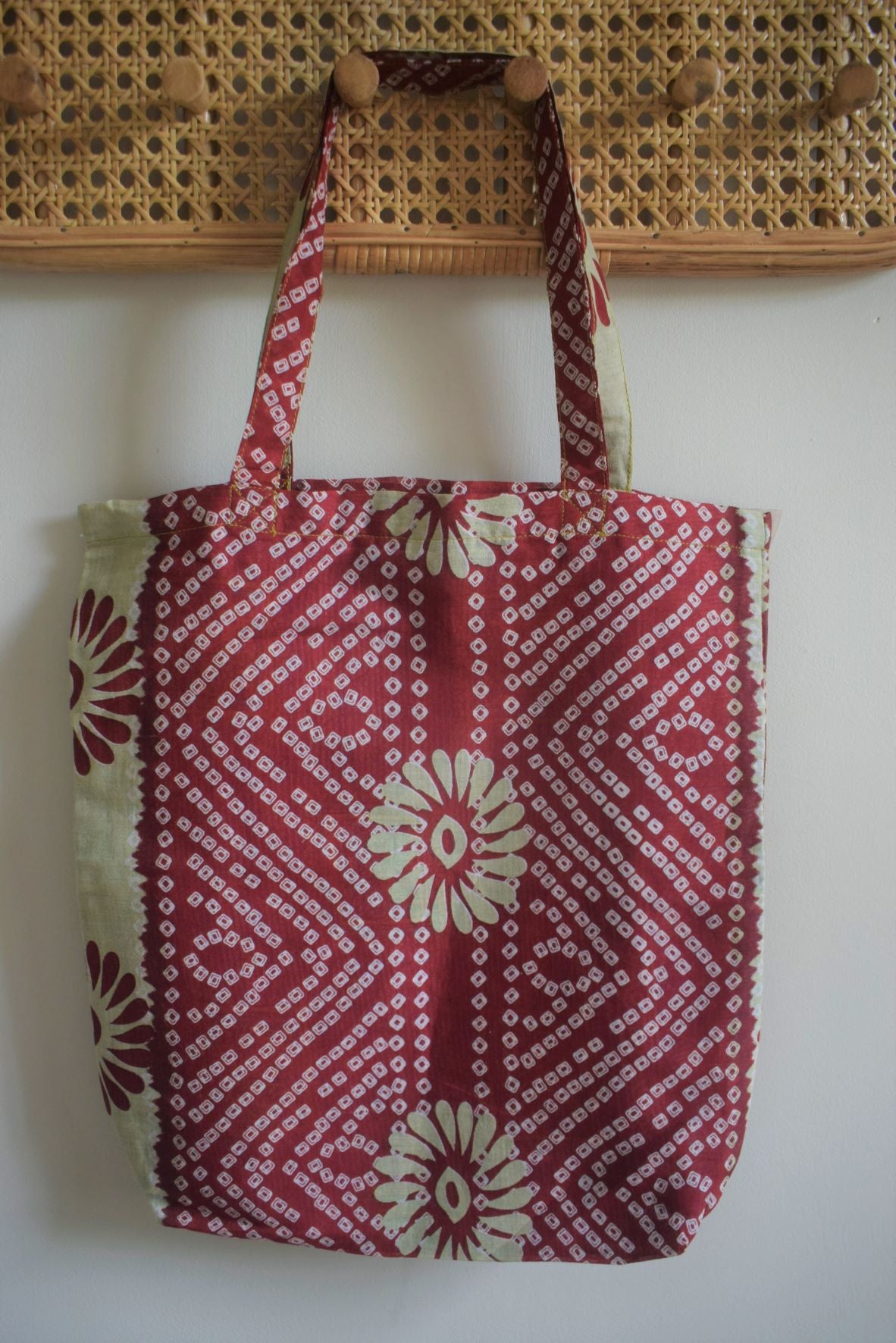 Vintage Sari Tote Bag