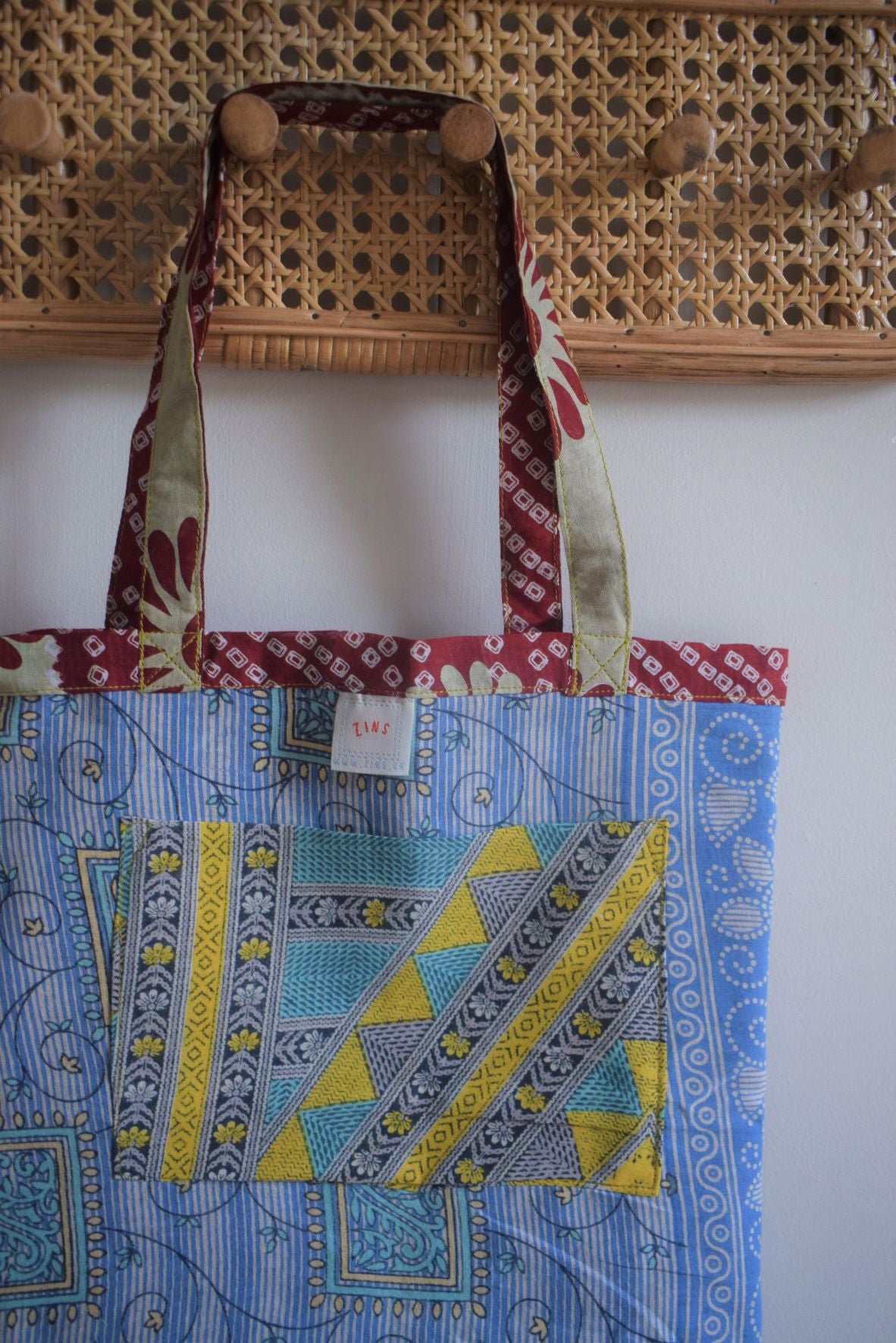 Vintage Sari Tote Bag