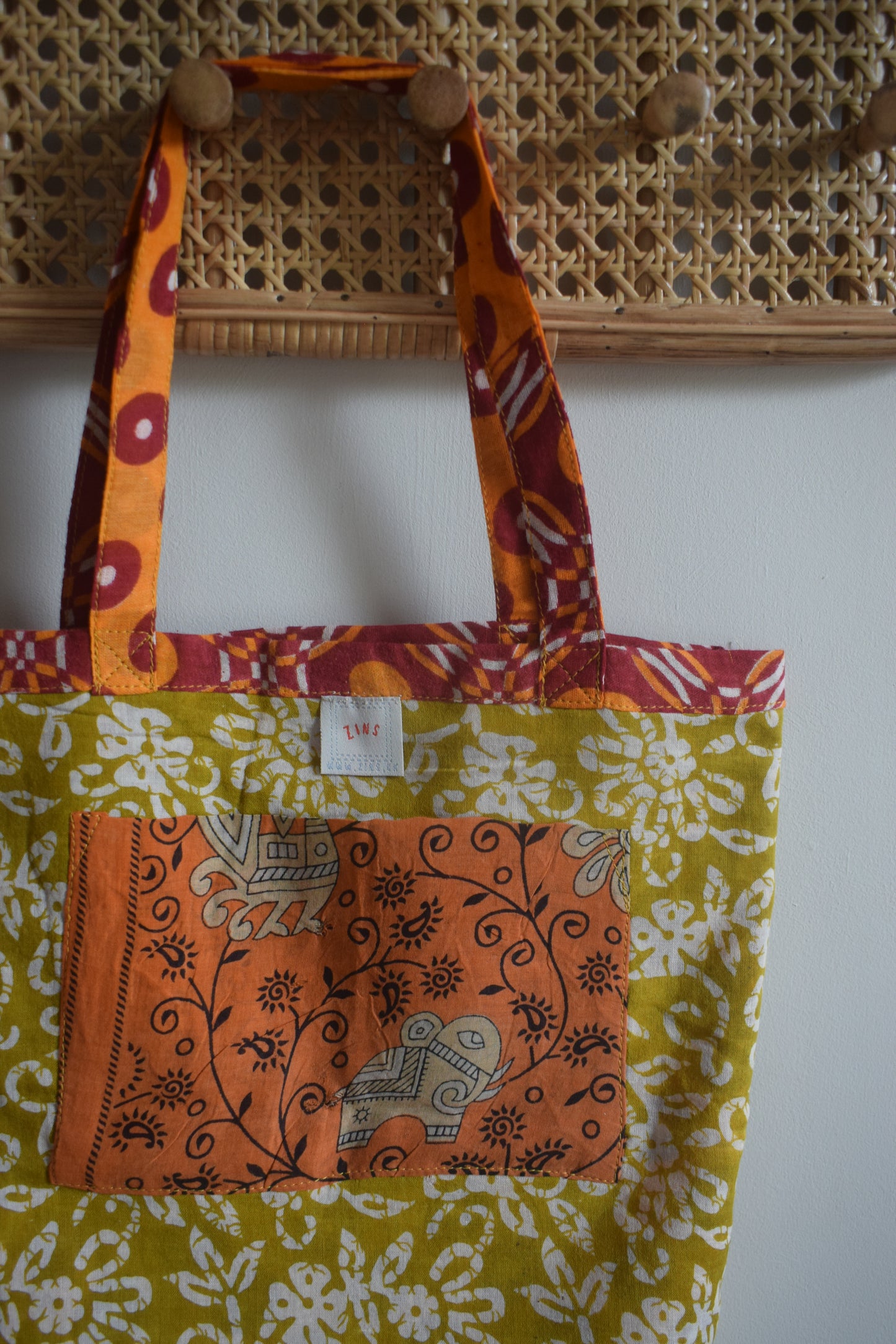 Vintage Sari Tote Bag