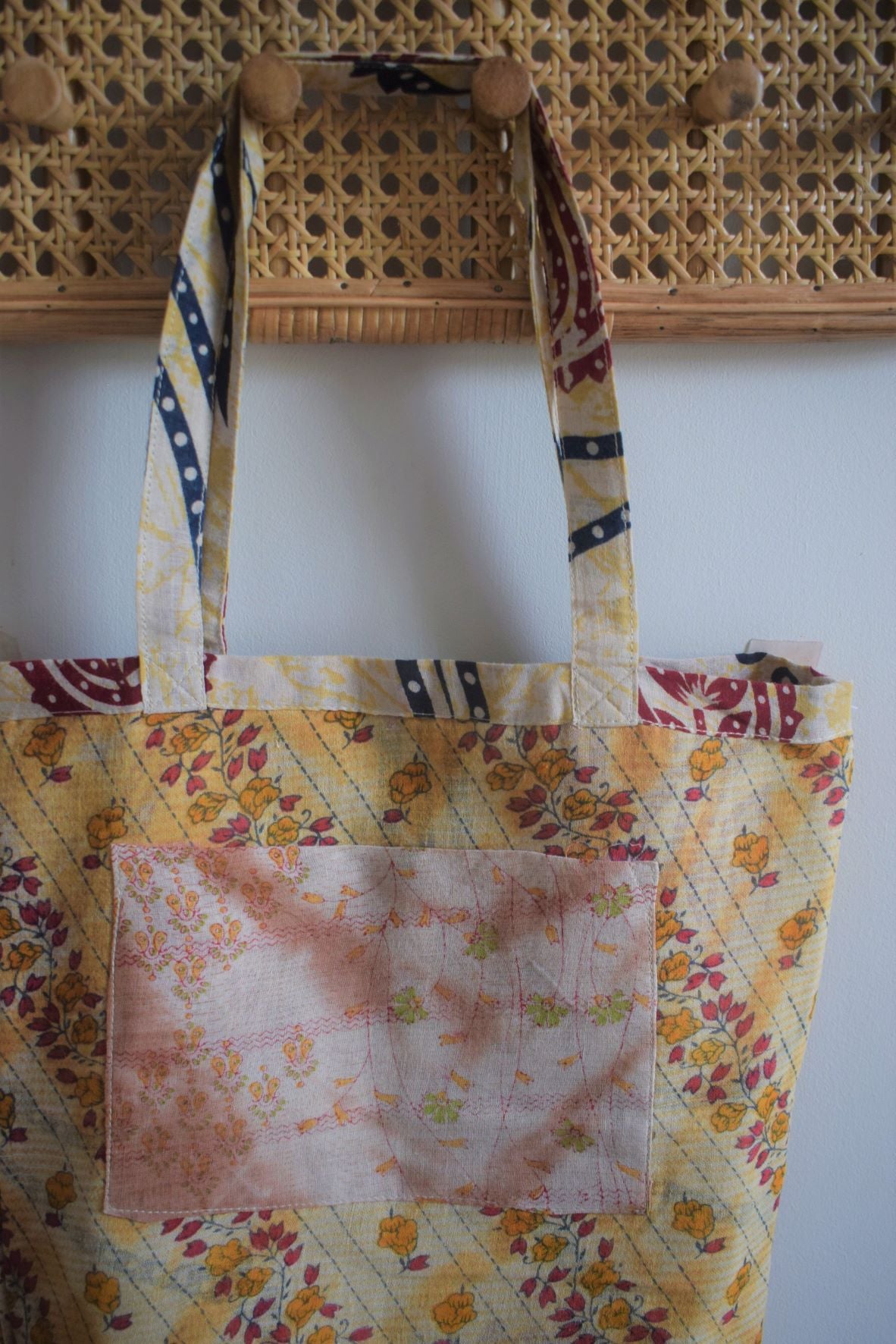 Vintage Sari Tote Bag