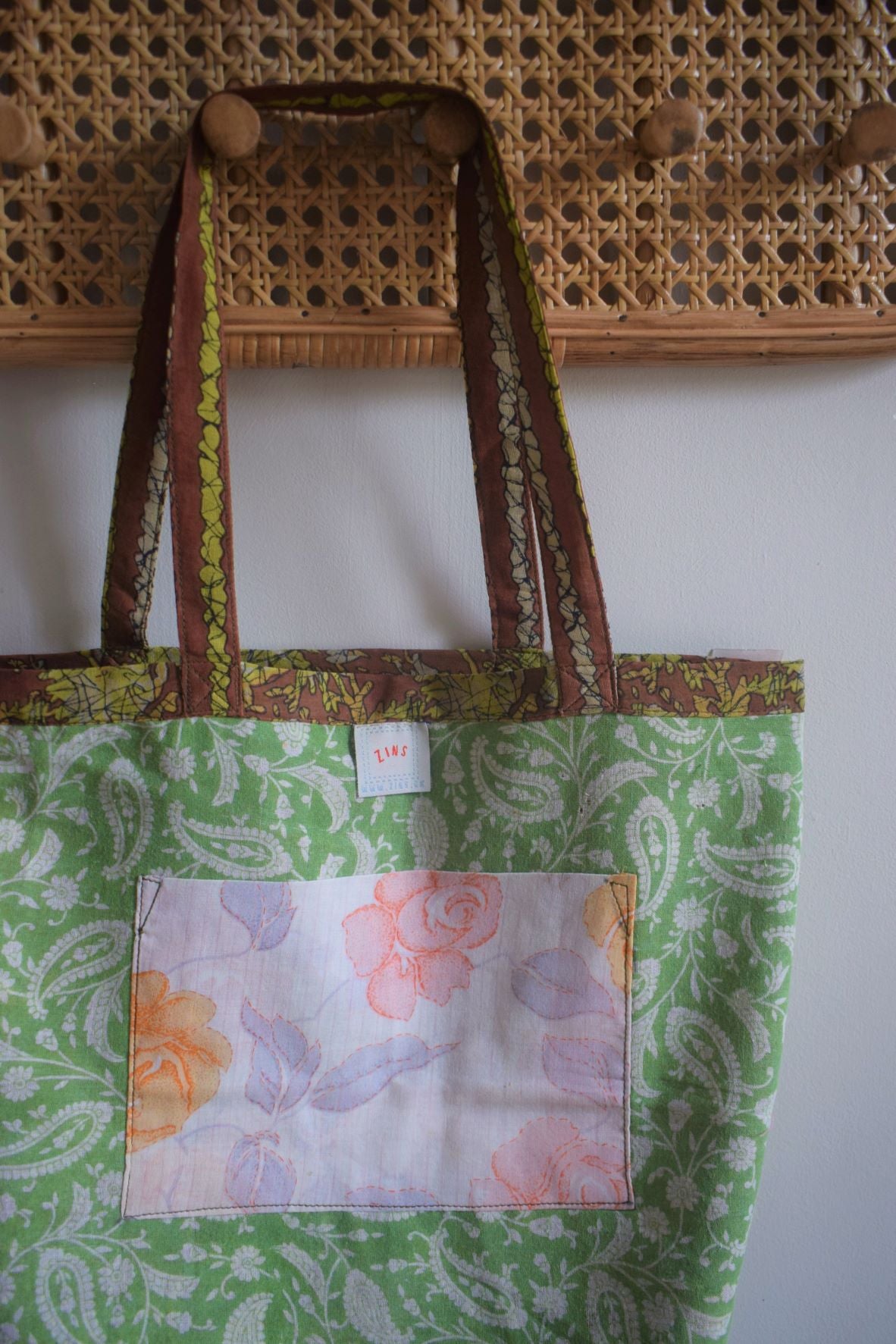 Vintage Sari Tote Bag